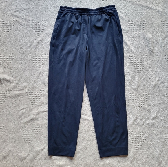 Lululemon Tapered-Leg Mid-Rise Casual Business Pant 7/8 Length - True Navy - Picture 2 of 11